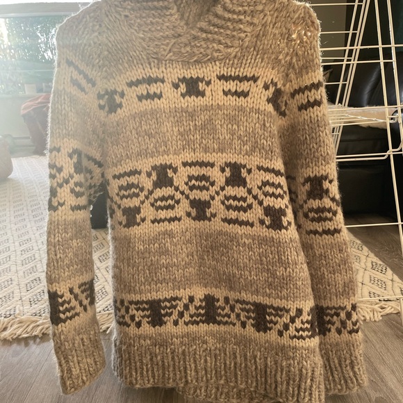 Vintage Cowichen Wool Sweater - Picture 3 of 6
